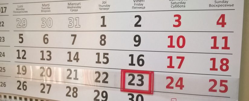 <b> Aviz.  24 şi 31 decembrie 2018 vor fi zile lucrătoare